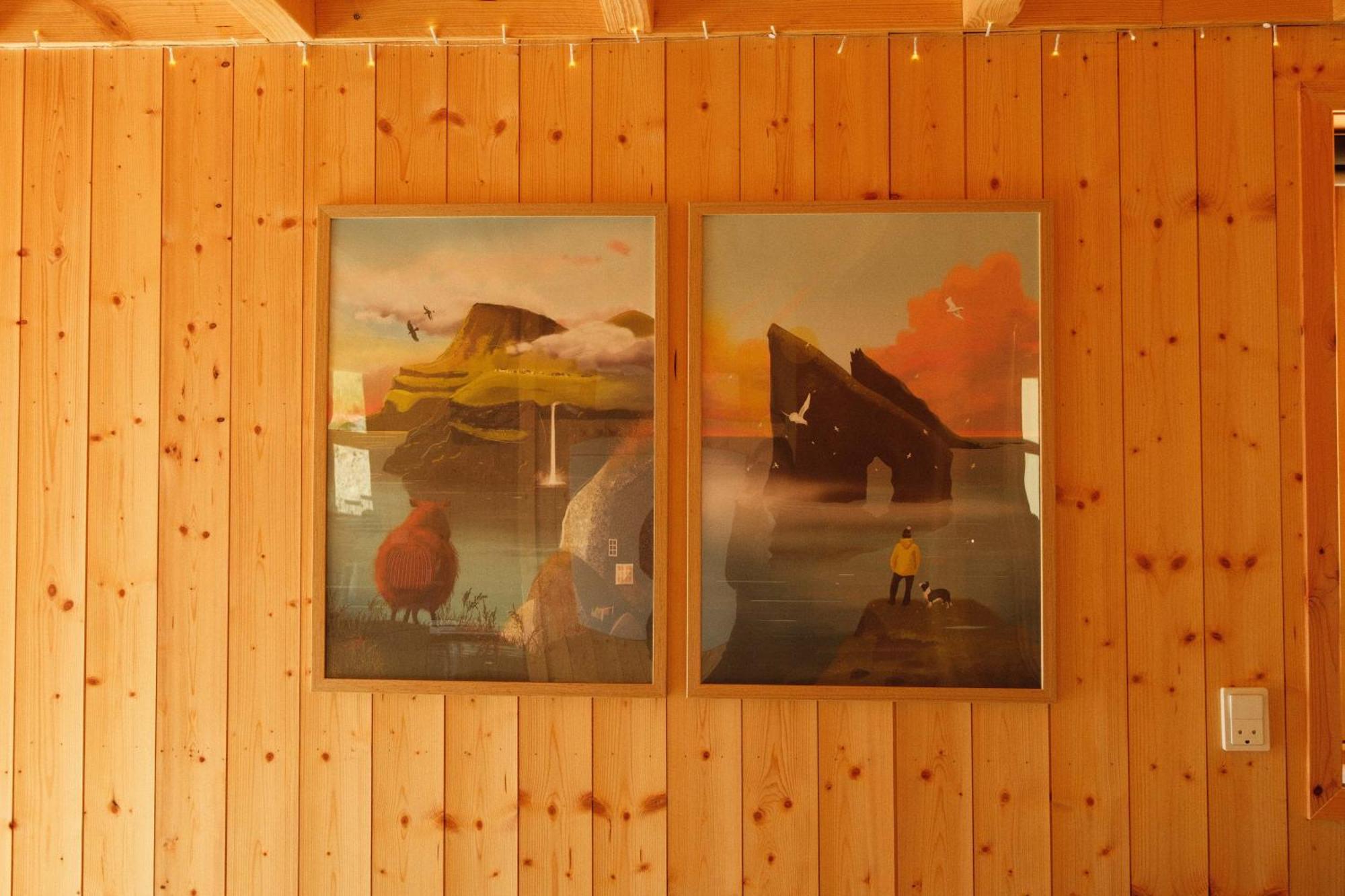 Mulafossur Cottages By Famous Waterfall In Gasadalur Exterior foto